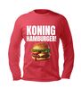 foto 3 Longsleeve unisex koning hamburger must-have voor hamburgerfans