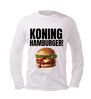 foto 4 Longsleeve unisex koning hamburger must-have voor hamburgerfans