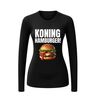foto 5 Longsleeve unisex koning hamburger must-have voor hamburgerfans