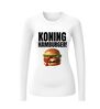 foto 6 Longsleeve unisex koning hamburger must-have voor hamburgerfans