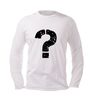 foto 4 Mystery unisex longsleeve met iconisch vraagteken vintage design