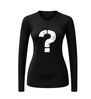 foto 5 Mystery unisex longsleeve met iconisch vraagteken vintage design