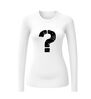 foto 6 Mystery unisex longsleeve met iconisch vraagteken vintage design