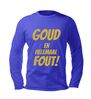 foto 2 Party proof longsleeve  goud en helemaal fout met glitters