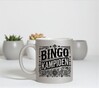 foto 2 Sprankelende zilveren glitter mok vintage bingo kampioen perfect voor bingo avonden en cadeau momenten