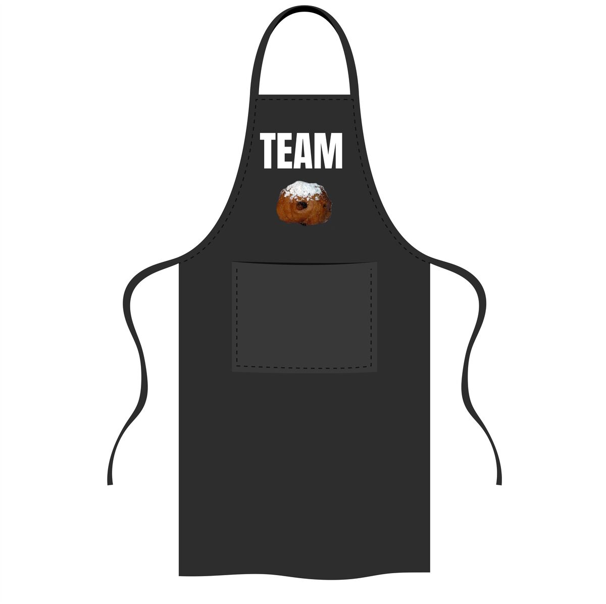 Team oliebol keukenschort perfect voor bakhelden