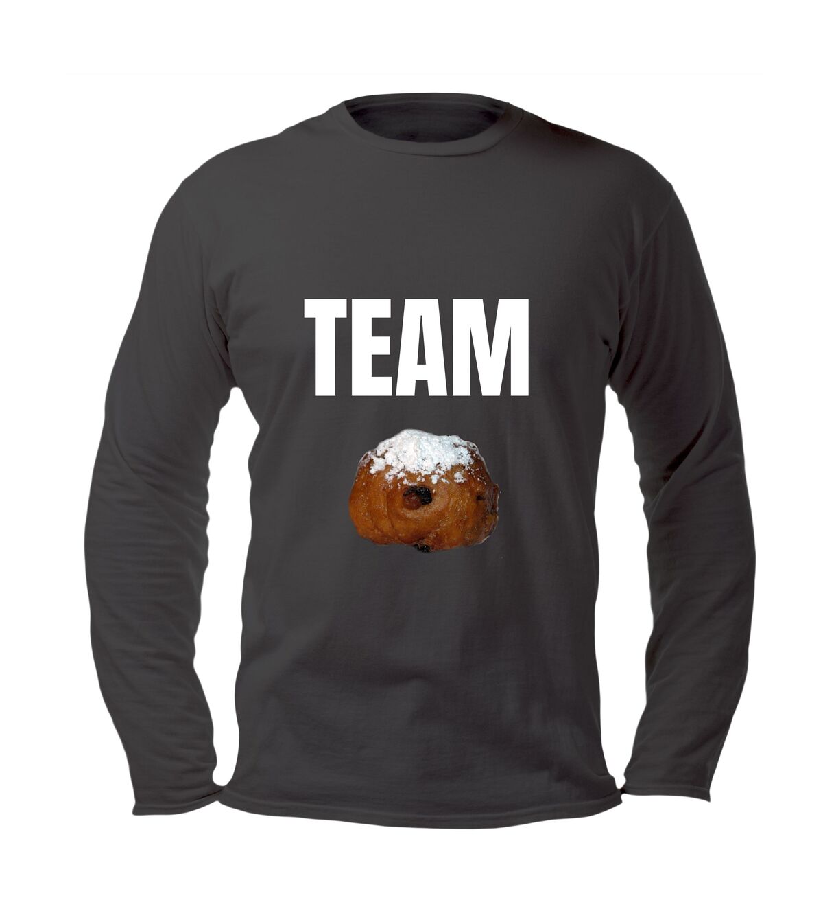 team oliebol must-have longsleeve voor oliebollen liefhebbers