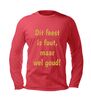 foto 3 Unisex longsleeve dit feest is wel fout maar wel goud glitter Edition