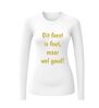 foto 6 Unisex longsleeve dit feest is wel fout maar wel goud glitter Edition