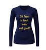 foto 7 Unisex longsleeve dit feest is wel fout maar wel goud glitter Edition