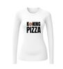 foto 6 Unisex longsleeve met tekst koning pizza en pizza print