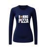 foto 7 Unisex longsleeve met tekst koning pizza en pizza print