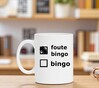 foto 3 Witte koffiemok bingo tekst met foute bingo twist  perfect voor Cadeau tijdens bingo avonden