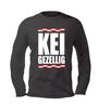 Brabantse keigezellig unisex longsleeve  rood-Wit geblokte carnavals favoriet