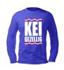 foto 2 Brabantse keigezellig unisex longsleeve  rood-Wit geblokte carnavals favoriet