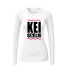 foto 6 Brabantse keigezellig unisex longsleeve  rood-Wit geblokte carnavals favoriet