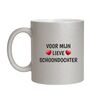 foto 1 Cadeau mok voor schoondochter zilveren Glitter met voor mijn liefste schoondochter