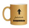 foto 1 Gouden glitter mok voor de enige echte fantastische groepsleidster