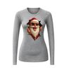 foto 8 Grappig Kerstmannen shirtje! De kerstman breekt uit het T-shirt lange mouw