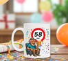 foto 2 Grappige Verjaardagsmok voor Mannen – Bierliefhebber - 58 jaar
