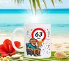 foto 2 Grappige Verjaardagsmok voor Mannen – Bierliefhebber - 63 jaar
