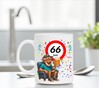 foto 2 Grappige Verjaardagsmok voor Mannen – Bierliefhebber - 66 jaar