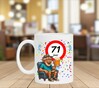 foto 2 Grappige Verjaardagsmok voor Mannen – Bierliefhebber - 71 jaar