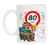 Grappige Verjaardagsmok voor Mannen – Bierliefhebber - 80 jaar