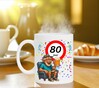 foto 3 Grappige Verjaardagsmok voor Mannen – Bierliefhebber - 80 jaar