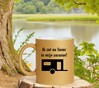 foto 3 Ik zit liever in mijn caravan luxe gouden glitter mok
