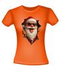 foto 10 Kerstman shirt grappig De kerstman kruipt uit shirt!
