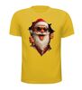 foto 15 Kerstman shirt grappig De kerstman kruipt uit shirt!