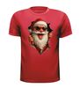 foto 7 Kerstman shirt grappig De kerstman kruipt uit shirt!