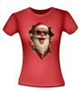 foto 8 Kerstman shirt grappig De kerstman kruipt uit shirt!