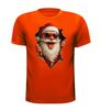 foto 9 Kerstman shirt grappig De kerstman kruipt uit shirt!