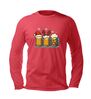 foto 3 Kerstshirtje met bierprint opdruk longsleeve kerst sfeer