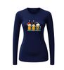 foto 7 Kerstshirtje met bierprint opdruk longsleeve kerst sfeer