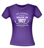 foto 4 Made in 1927 Verjaardag T-shirt 