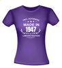 foto 4 Made in 1947 Verjaardag T-shirt 