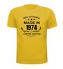 foto 15 Made in 1974 Verjaardag T-shirt 