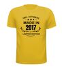 foto 15 Made in 2017 Verjaardag T-shirt 