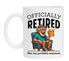 Mok officieel met pensioen! Niet mijn probleem lekker biertje drinken