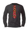 superfoute kerst T-shirt longsleeve kerststropdas