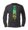 superfoute kerst T-shirt longsleeve met stropdas mij niet bellen!