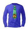 foto 2 superfoute kerst T-shirt longsleeve met stropdas mij niet bellen!