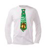 foto 4 superfoute kerst T-shirt longsleeve met stropdas mij niet bellen!