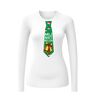 foto 6 superfoute kerst T-shirt longsleeve met stropdas mij niet bellen!