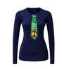 foto 7 superfoute kerst T-shirt longsleeve met stropdas mij niet bellen!