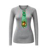 foto 8 superfoute kerst T-shirt longsleeve met stropdas mij niet bellen!