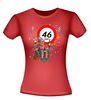 foto 4 Uniek Verjaardag T-shirt voor Dames Levensgenieter 46 jaar